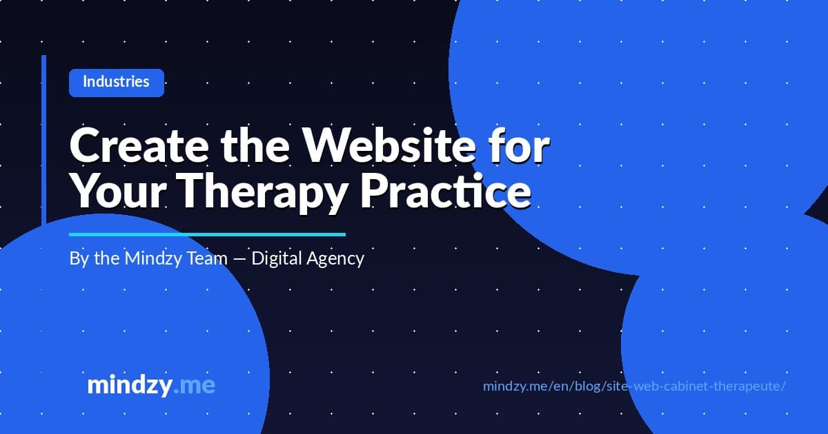 How to Create a Professional Website for Your Therapy Practice