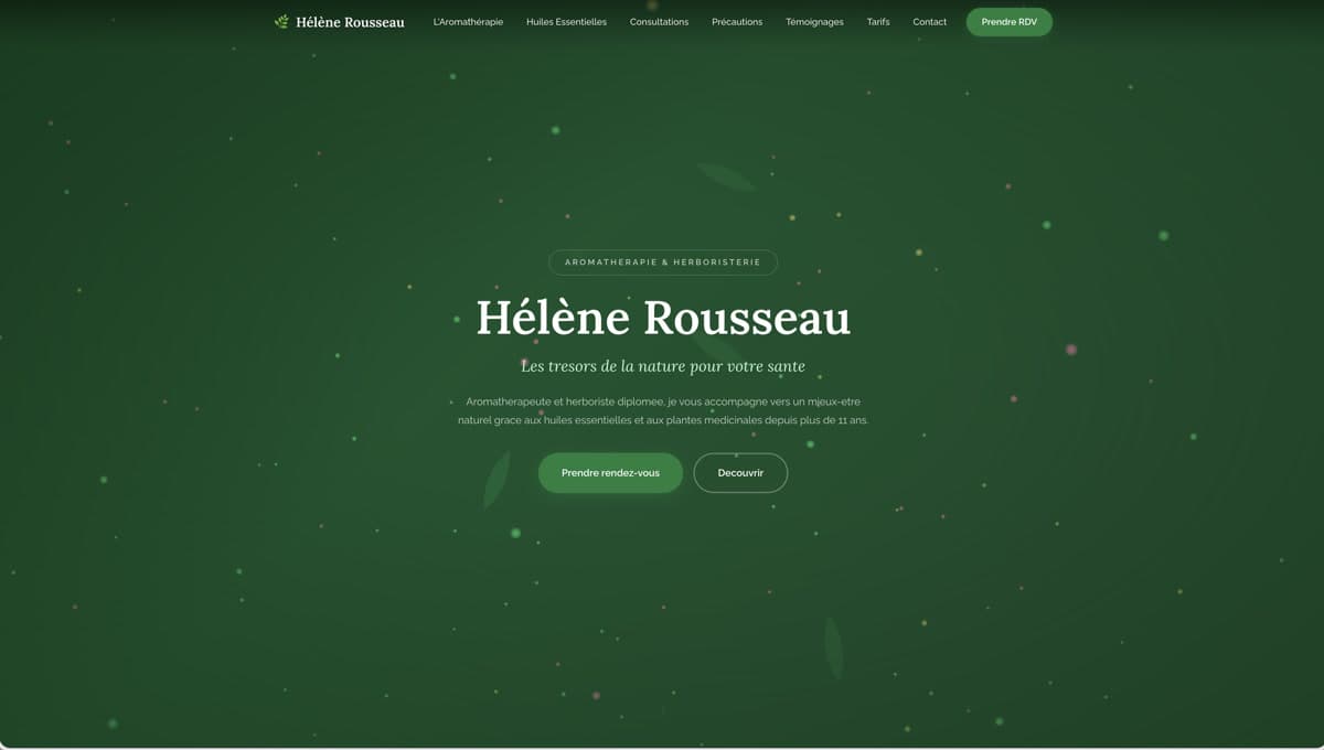 Aromatherapist Hélène