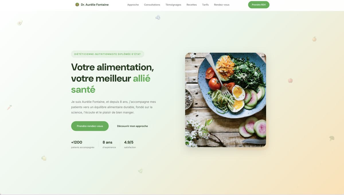 Dietitian Aurélie