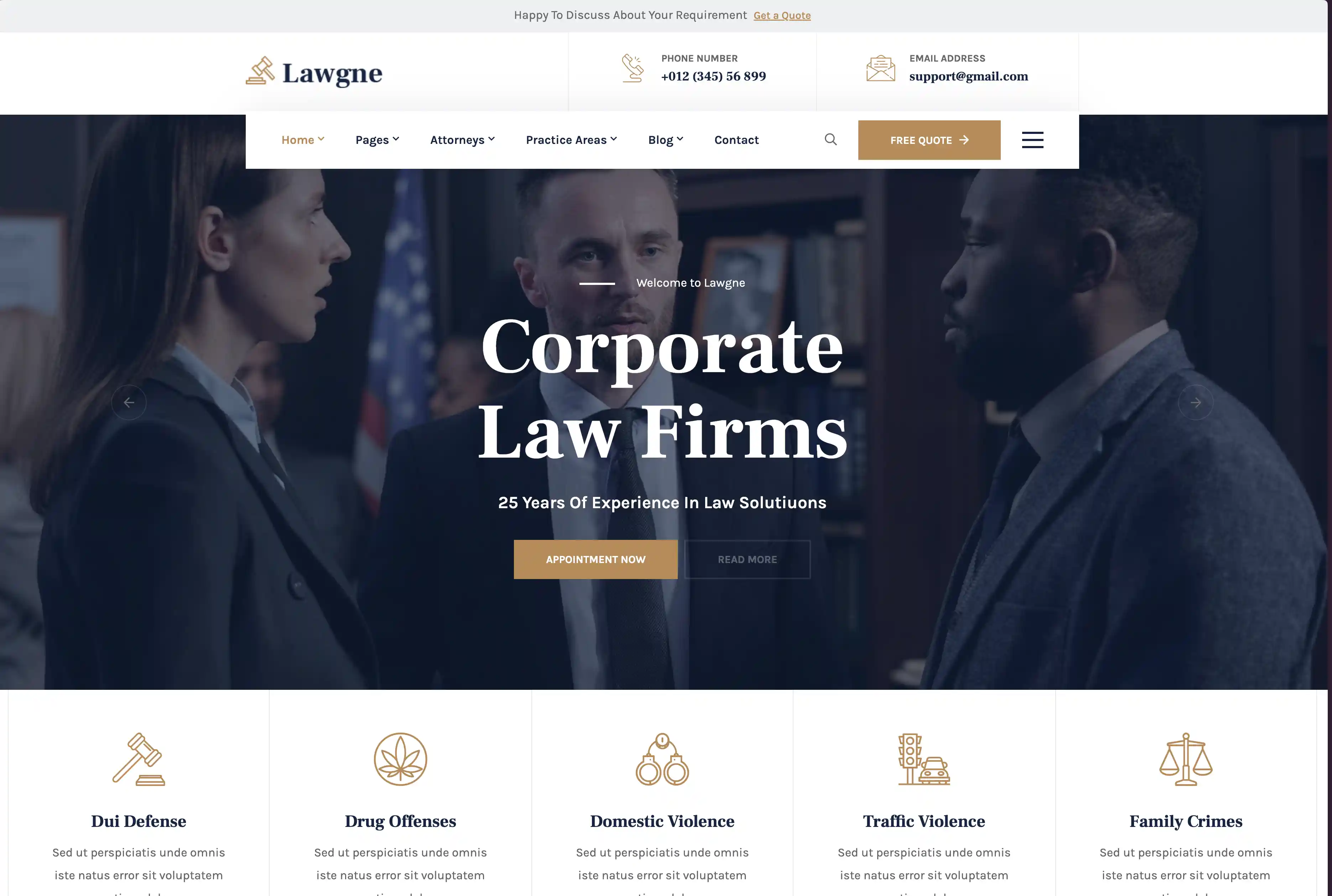 Preview of Law Services Platform