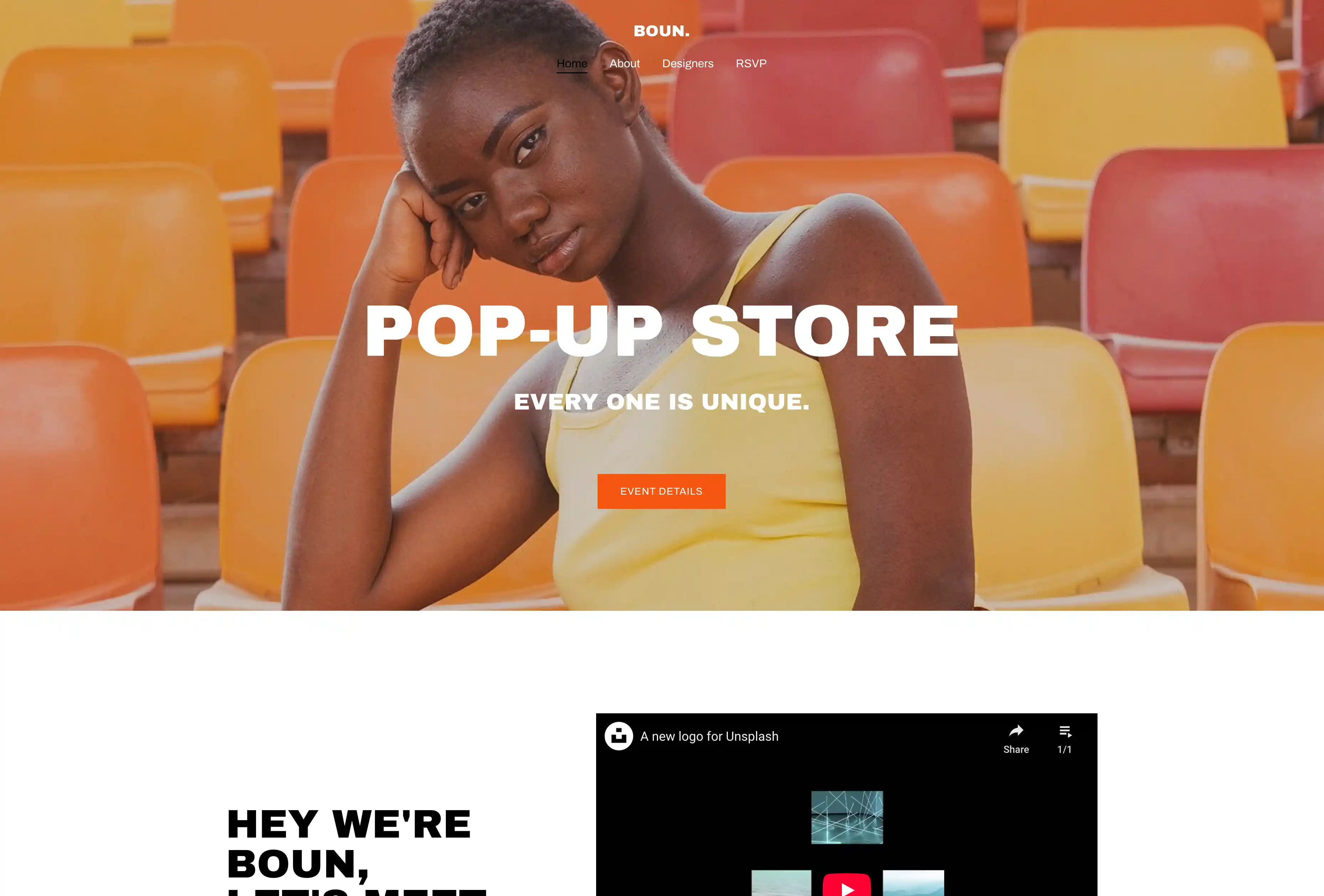 Preview of Pop Up Store Platform